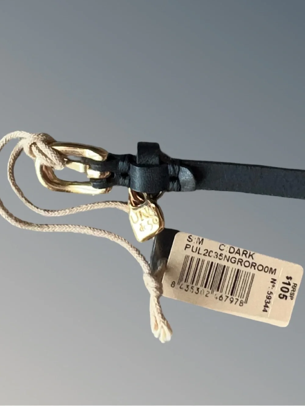 UNOde50 Black Leather Double-Wrap Bracelet with Gold Tone Duck Head & Hardware - Picture 7 of 8